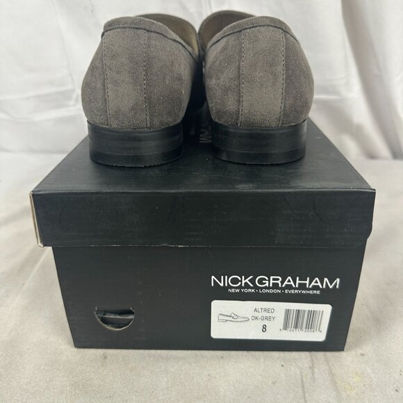 Nick Graham Men\'s Altered Loafers - Dark Gray Size 8 NEW main image 4